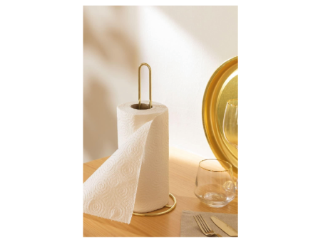 Imagen de PORTA PAPEL TOALLA  DORADO E-JS001C