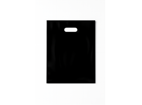 PLP BOLSA RIÑONERA NEGRA 30X40 POL. 10 UND.