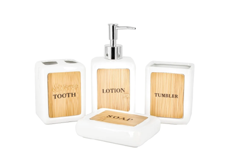 SET ACCESORIOS DE BAÑO 4 PCS GA822-5L877