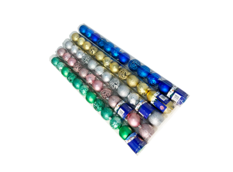 ESFERA NAVIDAD 6 CM 12 PZS COLOR SURTIDO KX88140