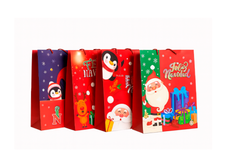 BOLSAS NAVIDAD 31X40X12CM 3D7952L