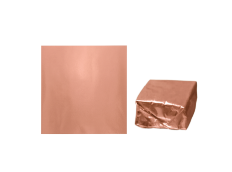 EMBALAJE LAMINADO REPOSTERO 20X22 ROSE GOLD C50