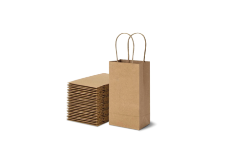 BOLSA PAPEL VERTICAL PP KRAFT PARDO 16X12X7 C50
