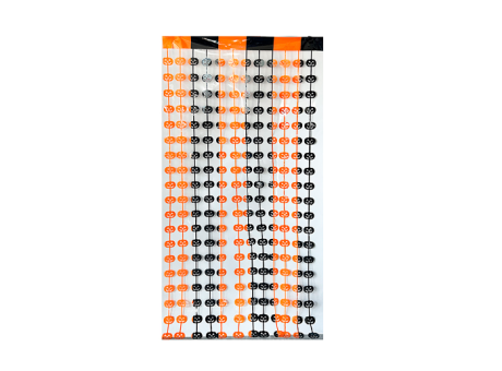 GUIRNALDAS PLASTICA HALLOWEEN(2X1M) NEGRO/NARANJA
