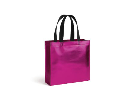 BOLSA LAMINADA TNT (40X13X33CM) FUCSIA