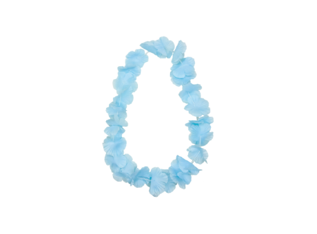 COLLAR DE FLOR CELESTE