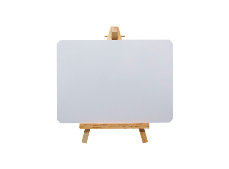 PIZARRITA MADERA (18.5X18.5CM) BLANCO