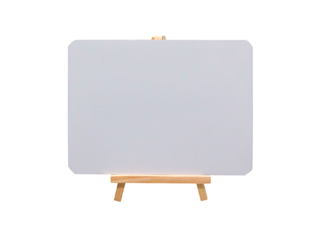 PIZARRITA MADERA (20X18.5CM) BLANCO