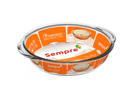 ASADERA REDONDA SIN TAPA 2,4 L. 6517 9