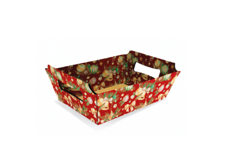 CANASTA NOEL CON MANIJA MD 31022 MARRON