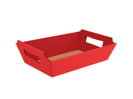 CANASTA NOEL CON MANIJA GG 31235 ROJO