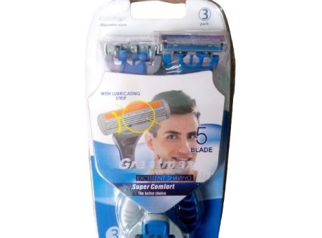 AFEITADOR 3PCS 5 LAMIN