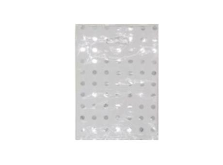 Imagen miniatura de BOLSA METALIZADO MOTAS 10P (17X25) PLATA/BLANO