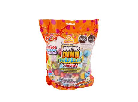 Imagen miniatura de HUEVO DINO SORPRESA.CANDY 18X50