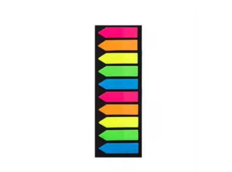 NOTA ADHESIVA 200P (4.5X1.2CM) 10 COLORES