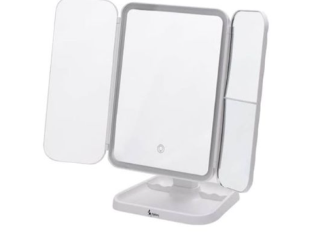 Imagen miniatura de ESPEJO C/LUZ LED C/USB 31X40CM (MZ349564)