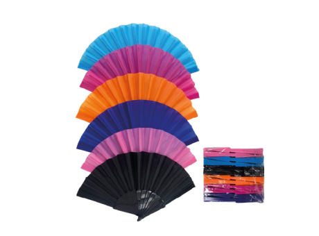 ABANICO D/PLASTICO COLOR SURTIDO SA23556