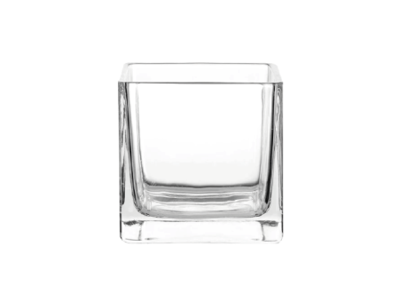 FLORERO CUBO TRANSP. D12CM*H12CM 53148