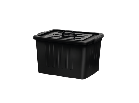 ORGANIZADOR PLAST. NEGRO N° 4 - 38,2 L R. 9344 PLASNEW