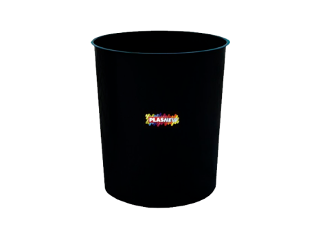 BASURERO 8 L NEGRO R. 293 PLASNEW