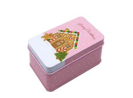 LATA RECTANGULAR NAVIDENO(12X7CM) ROSA