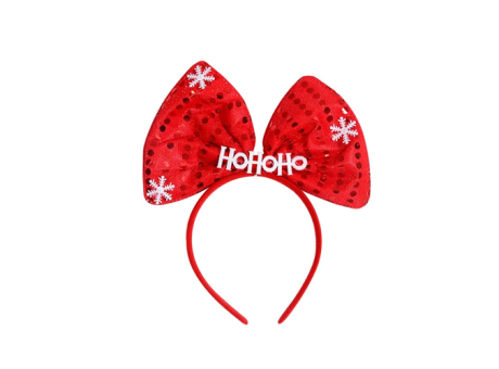 VINCHA MOÑO HOHOHO ROJO