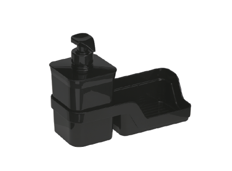 CONJ. DETERGENTE PLANO CON 2 PIEZAS - NEGRO 500 ML 920.004.003 NITRON