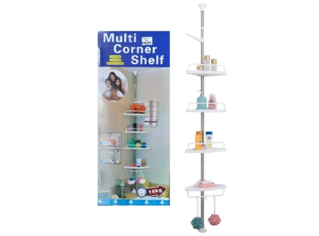 ESTANTE ESQUINERO DE BAÑO AJUSTABLE E-6332-2.6M