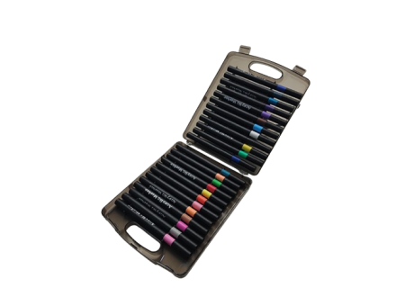 SET DE MARCADORES ACRILICOS 24 PZS MK-1106-24