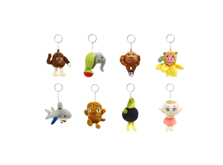 LLAVERO TRALALERO 9 DISEÑOS 12CM PE7254