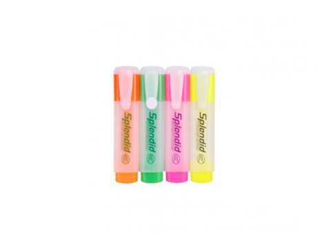SET DE MARCADOR FLUOR 4 PZS GX-100-4