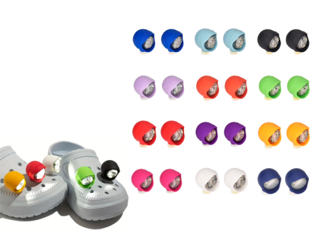 PINS PARA CROCS SET 2 PCS C/LUZ CR21