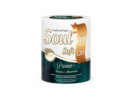 Soul Soft Papel Toalla 12x1 Rollo de 150 Paños