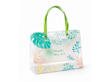 BOLSO PLASTICO (25.5X26X9.5CM) PRIMAVERA VERDE