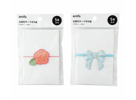 SOBRE DE PAPEL 5P (10.7X7CM) FLOR - MOÑO