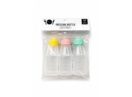 SALSERA PLASTICA 3P (30ML) TRANSP.