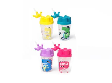 VASO PLASTICO INFANTIL DINO 400 ML CY-1049A-10E