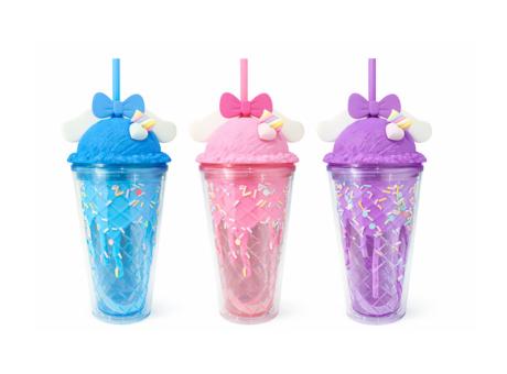 VASO PLAST. CON PAJITA 450ML YC644