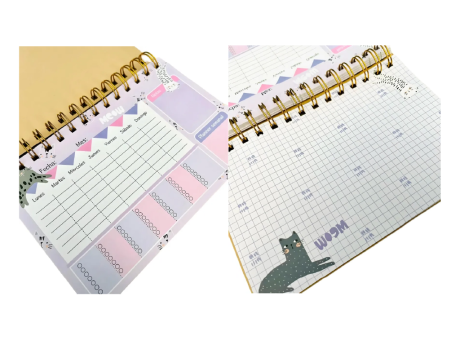 Imagen de AGENDA SEMANAL DE MESA GATO 4