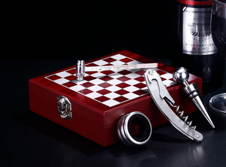 Imagen de JUEGO DE AJEDREZ Y VINO E-3208-A