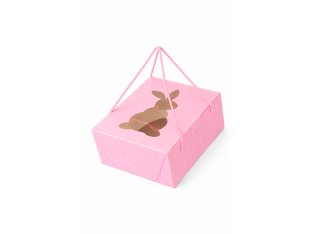 CAJA MALETIN 24,5X17,5X9 ROSA CONEJO