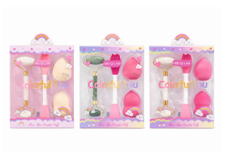 KIT RODILLO, ESPATULA Y 2 ESPONJAS SH060