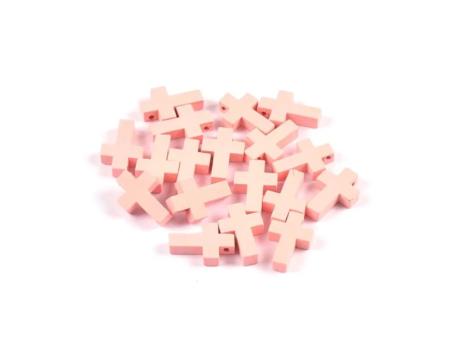 CRUZ DE MADERA 25P (1.5X2) ROSADO