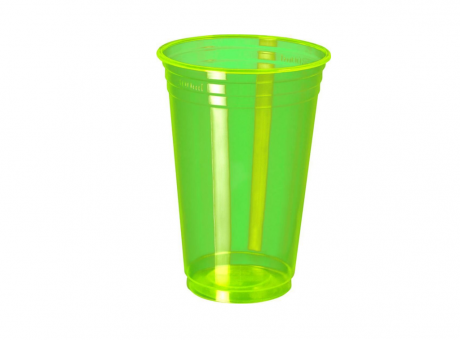 Imagen miniatura de VASO PLAT. COPOBRAS 300 ML C/25 BALADA VERDE LIMON