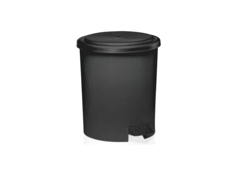 BASURERO NEGRO CON PEDAL 7 L R. 100.006.003 NITRON