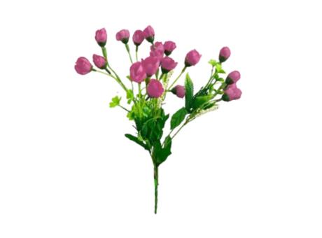 FLOR ARTIFICIAL ROSA (30CM) ROSADO
