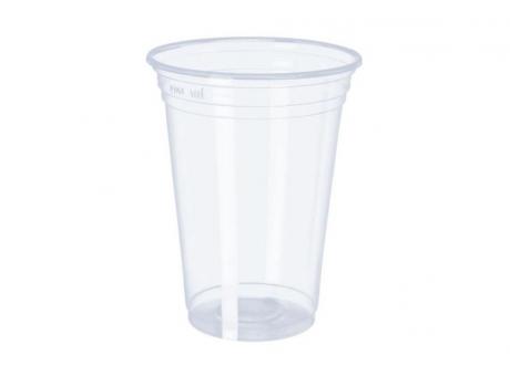 VASO PLAST PPT-440 TRANSP LISO 400ML C50