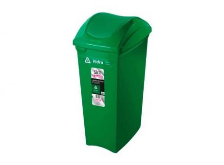 BASURERO SELEC. VERDE 40L 64/24 SANREMO