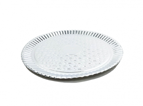 P-08 PLATO LAMINADO PLATA MUND