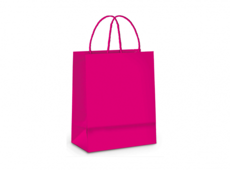 BOLSA PAPEL GG LISO PINK 32X39X16